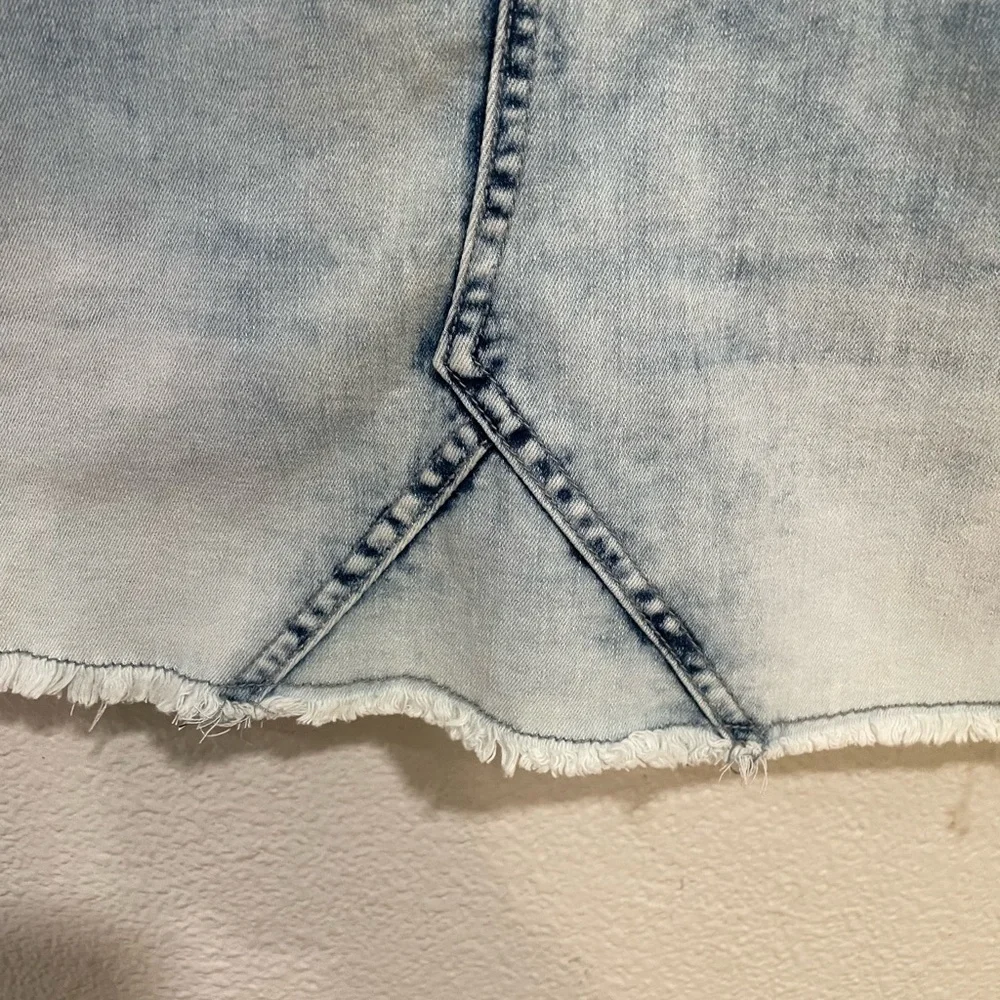 JUSTICE girls Light wash denim skort size 18